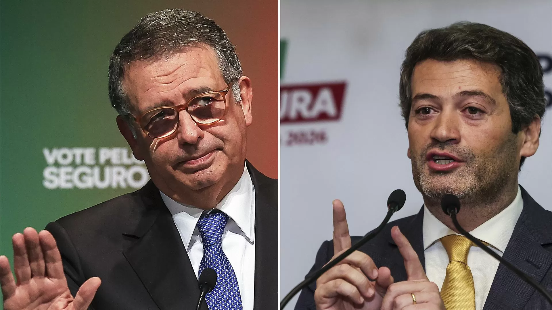 Seguro e Ventura em debate na televisão na próxima terça-feira