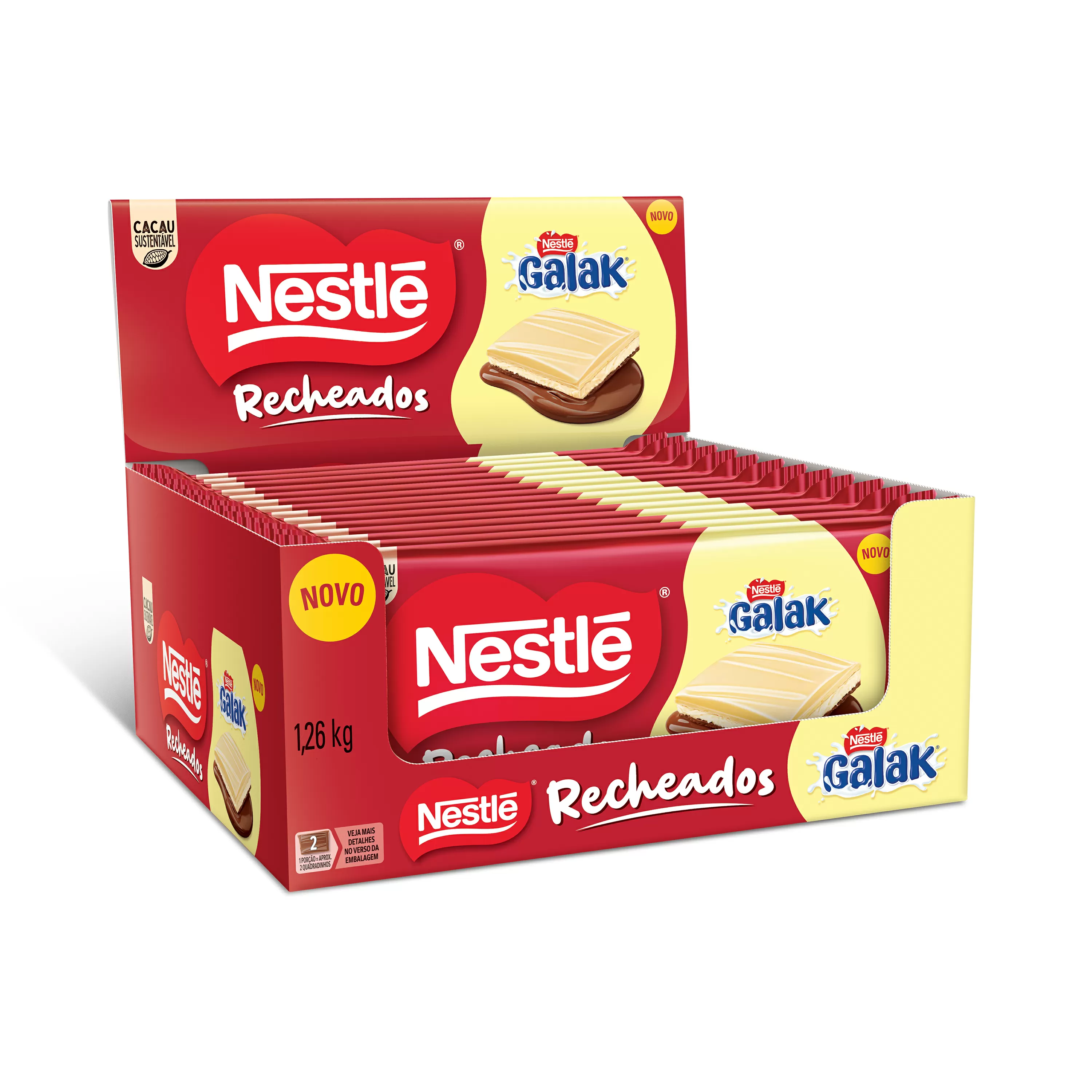 Nestlé lança um novo chocolate recheado com ação no BBB e na Avenida Paulista