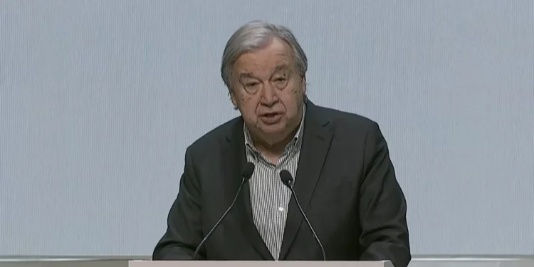 Na COP, Guterres tenta acordo entre países ricos e pobres e manda recado para Trump