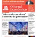 A primeira página do Jornal Económico de 22 de dezembro