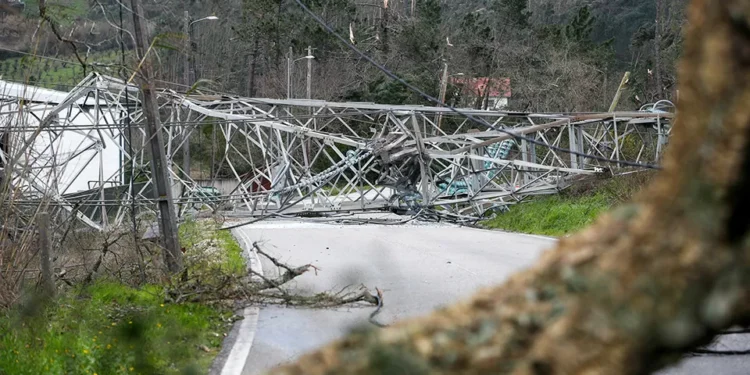 E-Redes contabiliza 63 mil clientes sem luz às 08h00 deste sábado